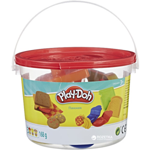Набір пластиліну Hasbro Play-Doh Міні відерце Пікнік (23414_23412) ТОП в Івано-Франківську