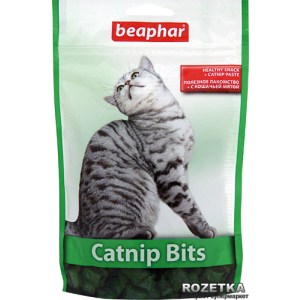 Подушечки Beaphar Catnip Bits з котячою м'ятою для котів та кошенят 150 г (13249) (8711231132492) краща модель в Івано-Франківську