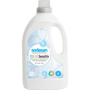 Органическое жидкое средство для стирки Sodasan Color Sensitiv 1.5 л (4019886015301) в Ивано-Франковске