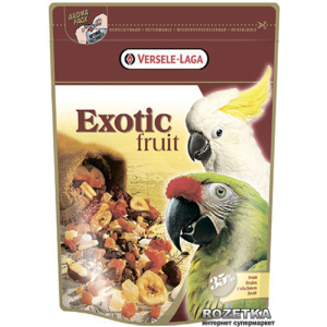 Корм для крупных попугаев Versele-Laga Prestige Exotic Fruit зерновая смесь 0.6 кг (5410340217818) ТОП в Ивано-Франковске