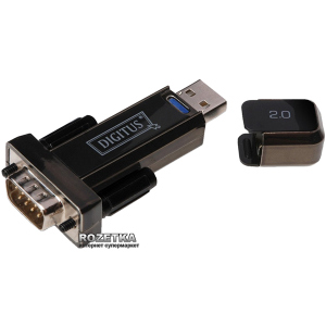 Перехідник Digitus USB to RS232 Black (DA-70156) в Івано-Франківську