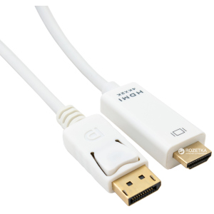 Кабель ExtraDigital DisplayPort 1.2 - HDMI 2.0 2 м (KBD1669) краща модель в Івано-Франківську