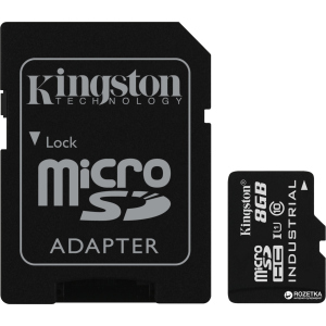 Kingston MicroSDHC 8GB Class 10 UHS-I + SD адаптер (SDCIT/8GB) в Ивано-Франковске