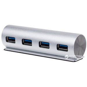 USB-хаб Maiwo USB 3.0 4 порта Silver (KH002) ТОП в Ивано-Франковске