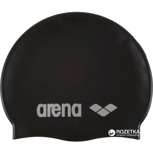 Шапочка для плавання Arena Classic Silicone 91662-55 Black (3468333887410) ТОП в Івано-Франківську