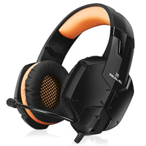 Навушники REAL-EL GDX-7700 SURROUND 7.1 black-orange лучшая модель в Ивано-Франковске