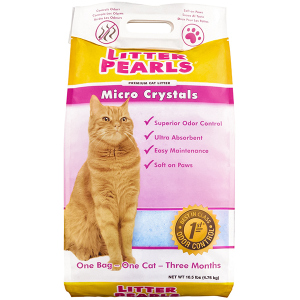 Наполнитель для кошачьего туалета Litter Pearls Micro Crystals Кварцевый впитывающий 4.7 кг 10.8 л 10610 (633843106105) ТОП в Ивано-Франковске