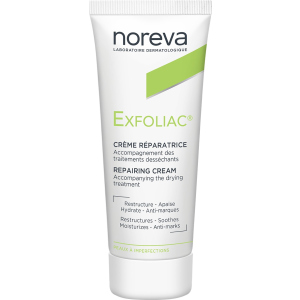 Відновлюючий крем Noreva Laboratoires Exfoliac Cream Reparatrice Зволожуючий 40 мл (3401378314831) краща модель в Івано-Франківську