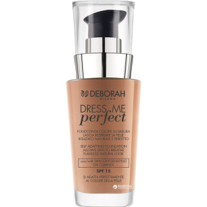 Тональна основа Deborah Dress me Perfect SPF 15 № 04 30 мл (8009518230147) ТОП в Івано-Франківську