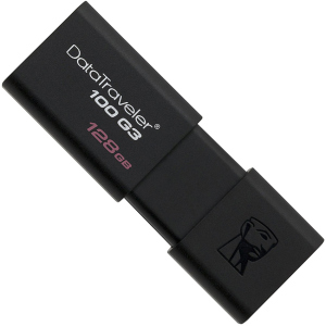 Kingston DataTraveler 100 G3 128GB USB 3.0 Black (DT100G3/128GB) ТОП в Івано-Франківську