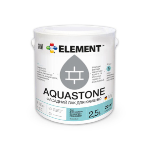 Фасадный лак Aquastone для камня "ELEMENT" 2.5 л в Ивано-Франковске