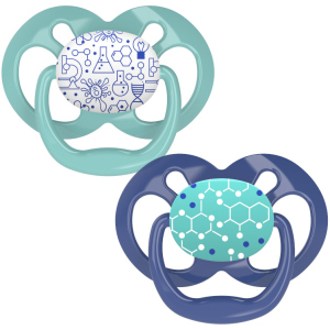 Пустышка Dr. Brown's Advantage Голубая химия 6-12 месяцев 2 шт (PA22002-INTLX) в Ивано-Франковске