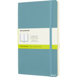 Нотатник Moleskine Classic 13 х 21 см 192 сторінок без линівки, м'яка обкладинка Океанський синій (8058341715529) ТОП в Івано-Франківську