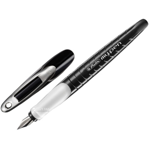 Ручка перова для правши Herlitz My.Pen Black-White Синя Чорний корпус (10999746) в Івано-Франківську