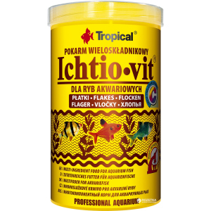 Корм Tropical Ichtio-vit для акваріумних риб у пластівцях 1 л (5900469770061) краща модель в Івано-Франківську