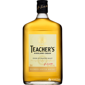 Віскі Teacher's Highland Cream 4 роки витримки 0.5 л 40% (5010093501235) краща модель в Івано-Франківську