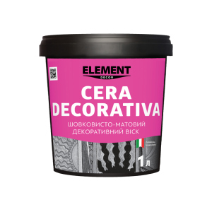 Декоративний воск CERA DECORATIVA ELEMENT DECOR 1 л ТОП в Ивано-Франковске