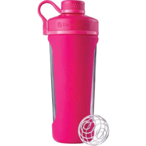 Шейкер BlenderBottle Radian Glass з кулькою 820 мл Рожевий (Glass_Pink) краща модель в Івано-Франківську