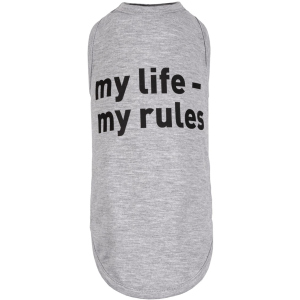 Борцовка Pet Fashion меланж my life - my rules M (4823082414444) надежный