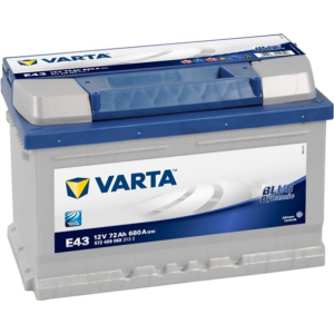 Автомобильный аккумулятор Varta Blue Dynamic 72А Ев (-/+) E43 (680EN) (572409068) лучшая модель в Ивано-Франковске