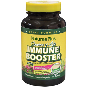 Натуральная добавка Natures Plus Source of Life Immune Booster 90 таблеток (97467030886) в Ивано-Франковске