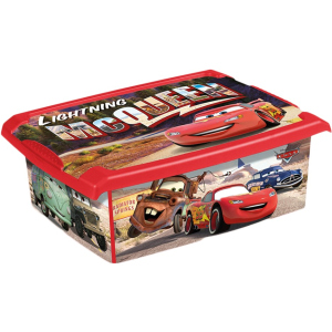 Ящик для зберігання Keeeper Cars 29 x 14 x 39 см 10 л Червоний (2730kee-червоний) краща модель в Івано-Франківську