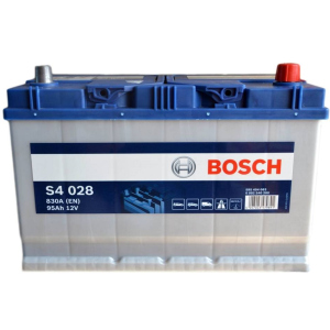 Автомобільний акумулятор Bosch 95Аh (-/+) ASIA Євро S4028 (830EN) (0 092 S40 280) в Івано-Франківську