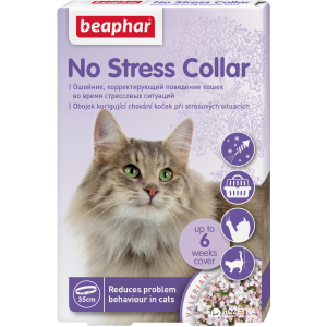 Антистресс ошейник Beaphar No Stress Collar cat для кошек 35 см (13228) (8711231132287) ТОП в Ивано-Франковске