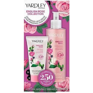 Набір для жінок Yardley English Rose Hand Wash and Hand Cream 50 мл + 250 мл (5056179301900) краща модель в Івано-Франківську