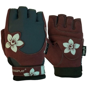 Перчатки для фитнеса PowerPlay Womens 1733 XS Grey/Brown (PP_1733_XS_Grey/Brown) лучшая модель в Ивано-Франковске