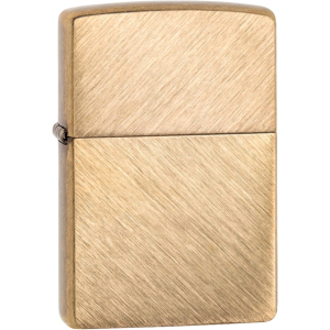 Зажигалка Zippo 29830 Herringbone Sweep Brass Золотистая (Zippo 29830) ТОП в Ивано-Франковске