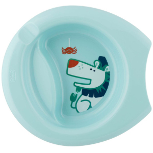 Тарелка Chicco Easy Feeding Plate 6м+ Голубой (16001.40.20) (2900990802432) ТОП в Ивано-Франковске