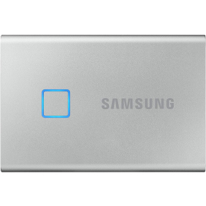 Samsung Portable SSD T7 TOUCH 500GB USB 3.2 Type-C (MU-PC500S/WW) External Silver ТОП в Ивано-Франковске