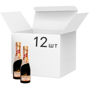 Упаковка игристого вина Henkell Trocken белое сухое 0.2 л 11.5% 12 шт (4003310011748) лучшая модель в Ивано-Франковске