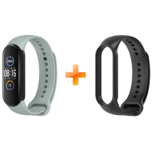 Xiaomi Mi Band 5 MiJobs Dual Color Water Green/Black (MJ5-DSS017WGB) в Івано-Франківську