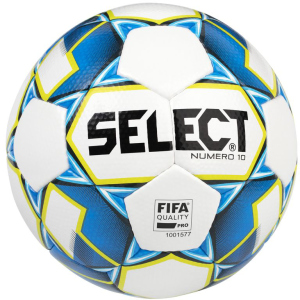 М'яч футбольний Select Numero 10 Fifa (015) №5 White-Blue (5703543200771) ТОП в Івано-Франківську