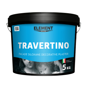 Фасадна декоративна штукатурка TRAVERTINO "ELEMENT DECOR" 5 кг ТОП в Івано-Франківську