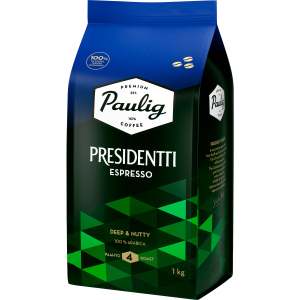 Кава в зернах Paulig Presidentti Espresso 1 кг (6411300169337) в Івано-Франківську