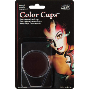 Кремовый грим Mehron Color Cups Burgundy 12 г (CCC-BY) (764294502120) ТОП в Ивано-Франковске