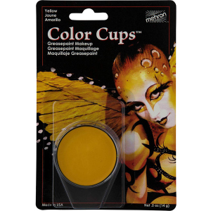 Кремовый грим Mehron Color Cups Yellow 12 г (CCC-Y) (764294502045) лучшая модель в Ивано-Франковске