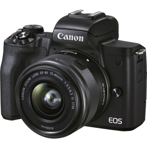 Фотокамера Canon EOS M50 Mark II Premium Live Stream Kit Black (4728C059) Офіційна гарантія! краща модель в Івано-Франківську