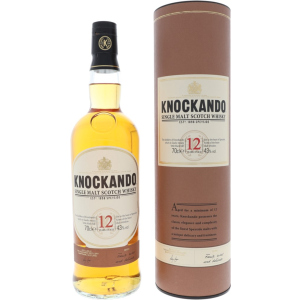 Віскі односолодовий Knockando 12 років витримки в подарунковій упаковці 0.7 л 43% (5010103940610)