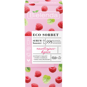 Сыворотка Bielenda Sorbet Raspberry Успокаивающая Увлажняющая 30 мл (5902169042745) ТОП в Ивано-Франковске