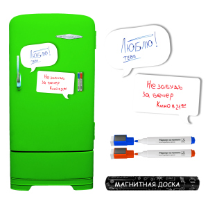 Магнітна дошка на холодильник маркерна Pasportu Чат (2000992395175) краща модель в Івано-Франківську