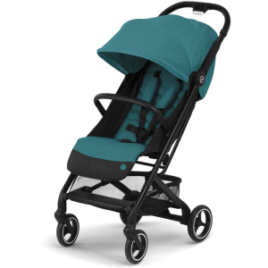 Прогулянковий візок Cybex Beezy River Blue/Turquoise з бампером (521000619) надійний