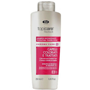 Шампунь оживляющий для окрашенных волос Lisap Top Care Repair Chroma Care Revitalising shampoo 250 мл (1100240000019) лучшая модель в Ивано-Франковске