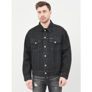 Джинсова куртка Calvin Klein Dad Jeans Jacket J30J318076-1BY XL Denim Black (8719853756102) ТОП в Івано-Франківську