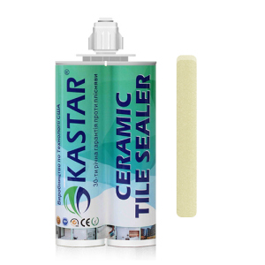 Двухкомпонентная эпоксидная фуга затирка Kastar Ceramic Tile Sealant Pearl Gold/Бежевый, 400мл. ТОП в Ивано-Франковске