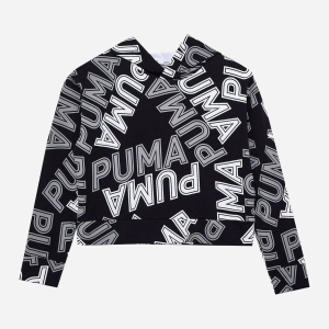 Худи детское Puma Modern Sports Hoody 58143201 176 см Black-AOP (4062451246723) ТОП в Ивано-Франковске