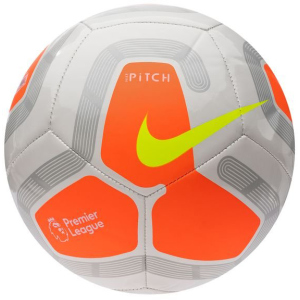 М'яч футбольний Nike Pitch Premier League Size 5 White/Orange (SC3569-104) в Івано-Франківську